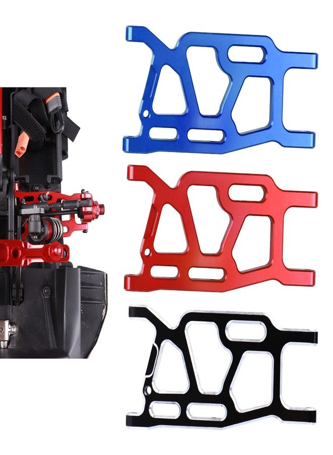 AIMROCK Aluminum Rear Lower Suspension A Arms Upgrades AR330192 for 1/8 Typhon 1/7 Felony Infraction Limitless 6S BLX RC Buggy Car (Black) - Image 2